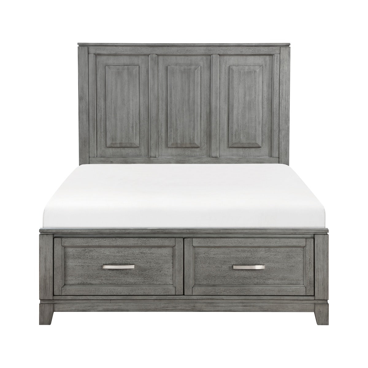 1450F-1* Full Platform Bed with Footboard Storage