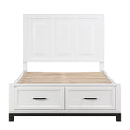 1450WHF-1* Full Platform Bed with Footboard Storage
