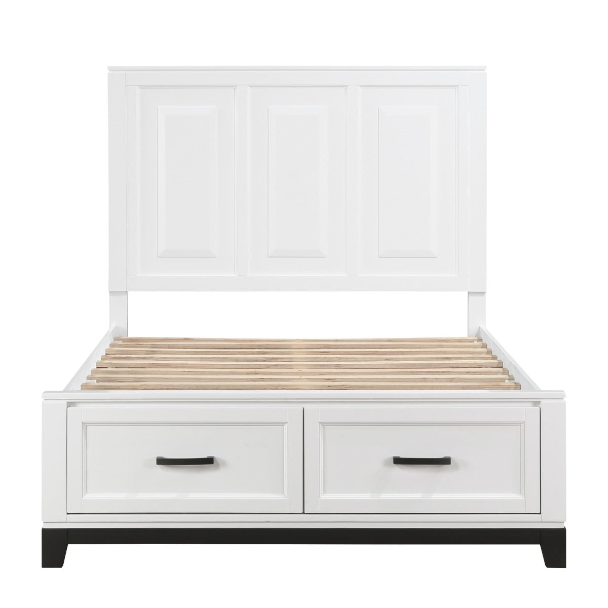 1450WHF-1* Full Platform Bed with Footboard Storage