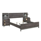 1577DGK-1EK*WB 5pc Set Eastern King Wall Bed (EK+2NS+2NS-P)