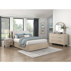 1313NK-1EK* Eastern King Platform Bed with Footboard Storage