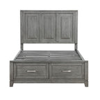 1450F-1* Full Platform Bed with Footboard Storage