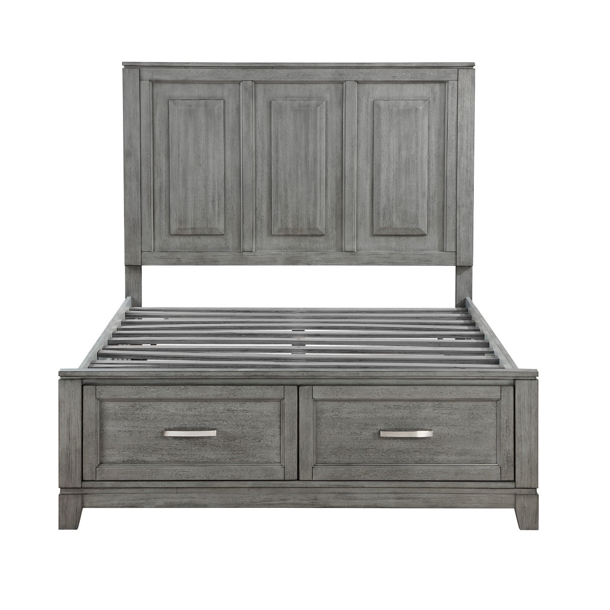 1450F-1* Full Platform Bed with Footboard Storage