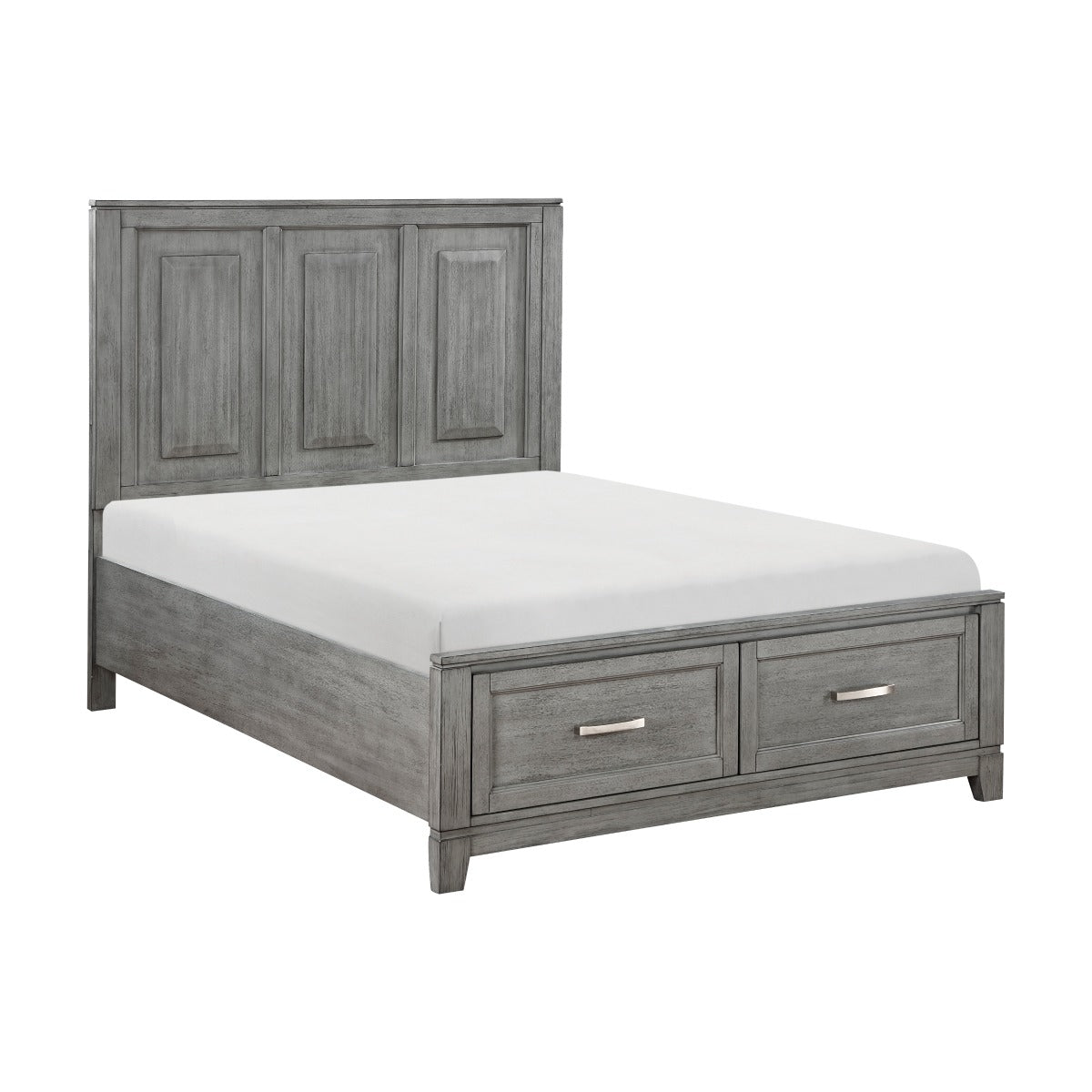 1450F-1* Full Platform Bed with Footboard Storage