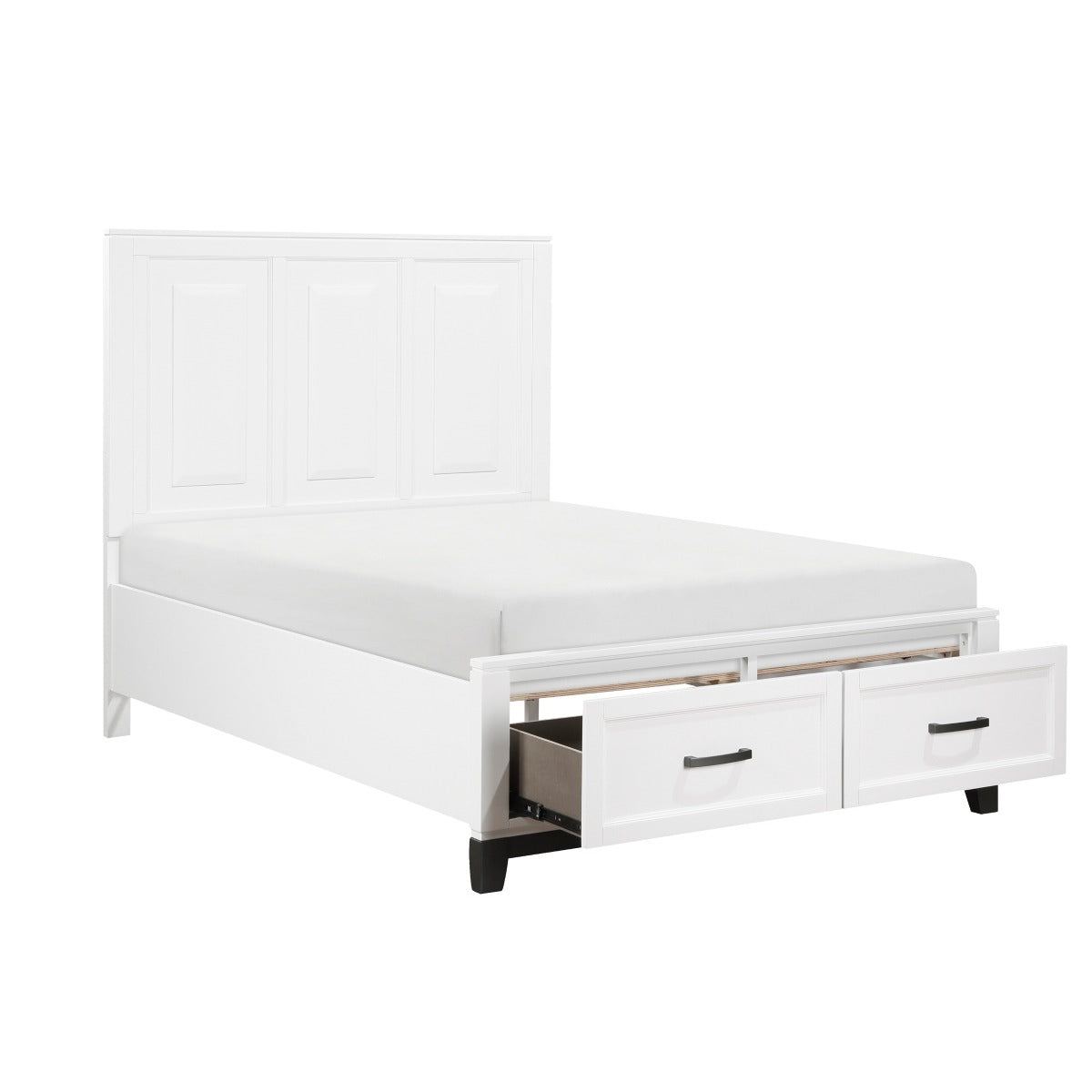 1450WHF-1* Full Platform Bed with Footboard Storage