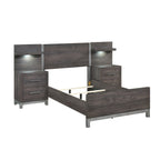 1577DGT-1*WB 5pc Set Twin Wall Bed (TB+2NS+2NS-P)