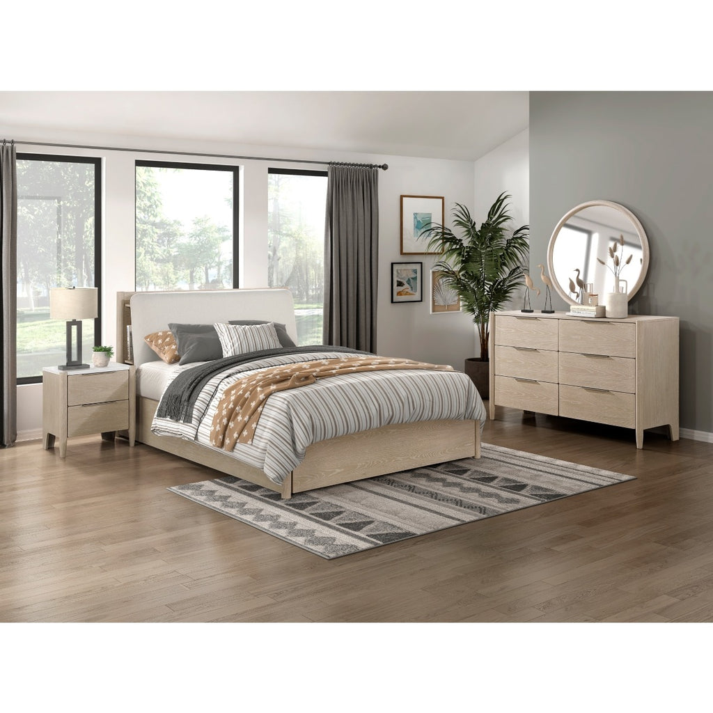 1313N-1* Queen Platform Bed with Footboard Storage
