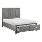 1450F-1* Full Platform Bed with Footboard Storage