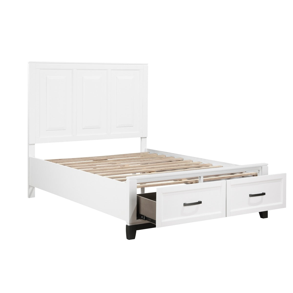 1450WHF-1* Full Platform Bed with Footboard Storage