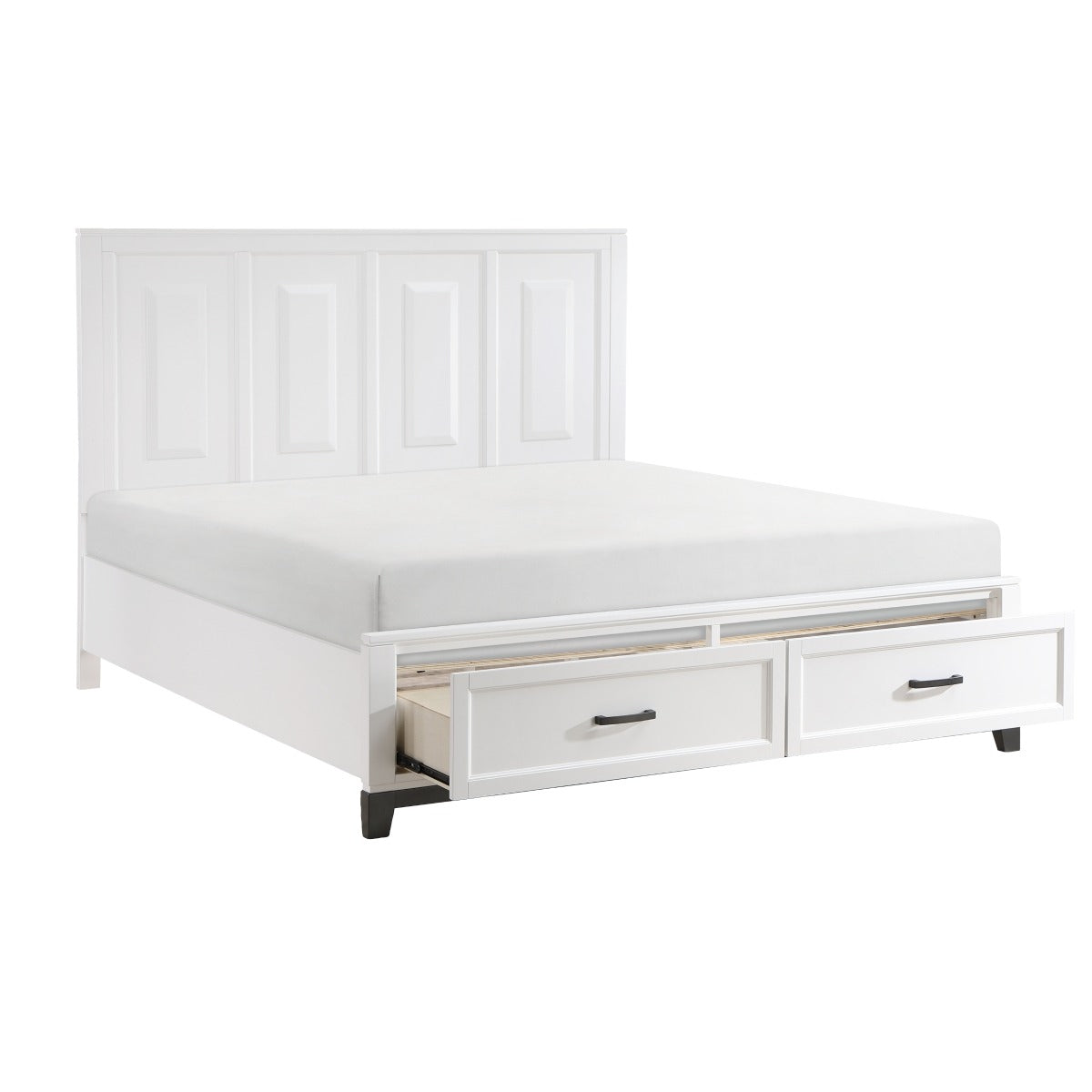 1450WHK-1EK* Eastern King Platform Bed with Footboard Storage