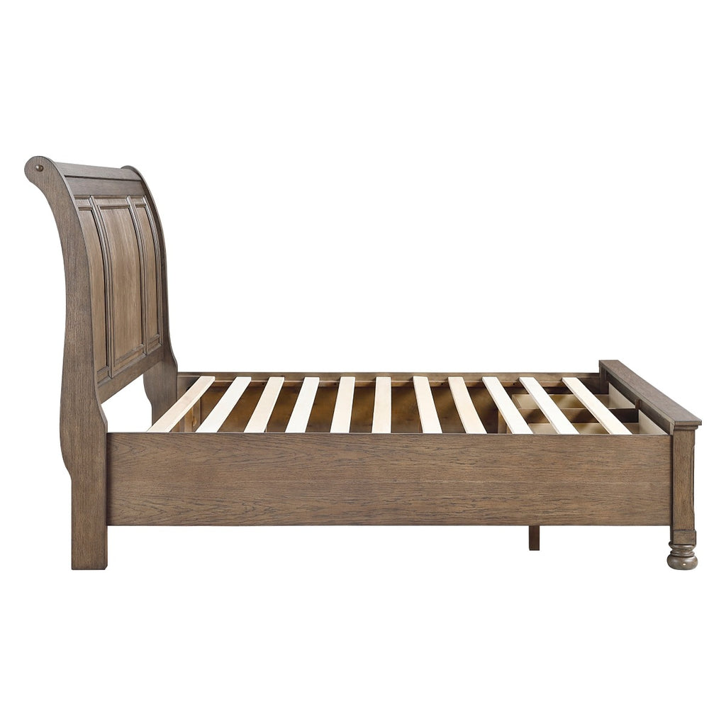 2259KBR-1EK* Eastern King Platform Bed with Footboard Storage