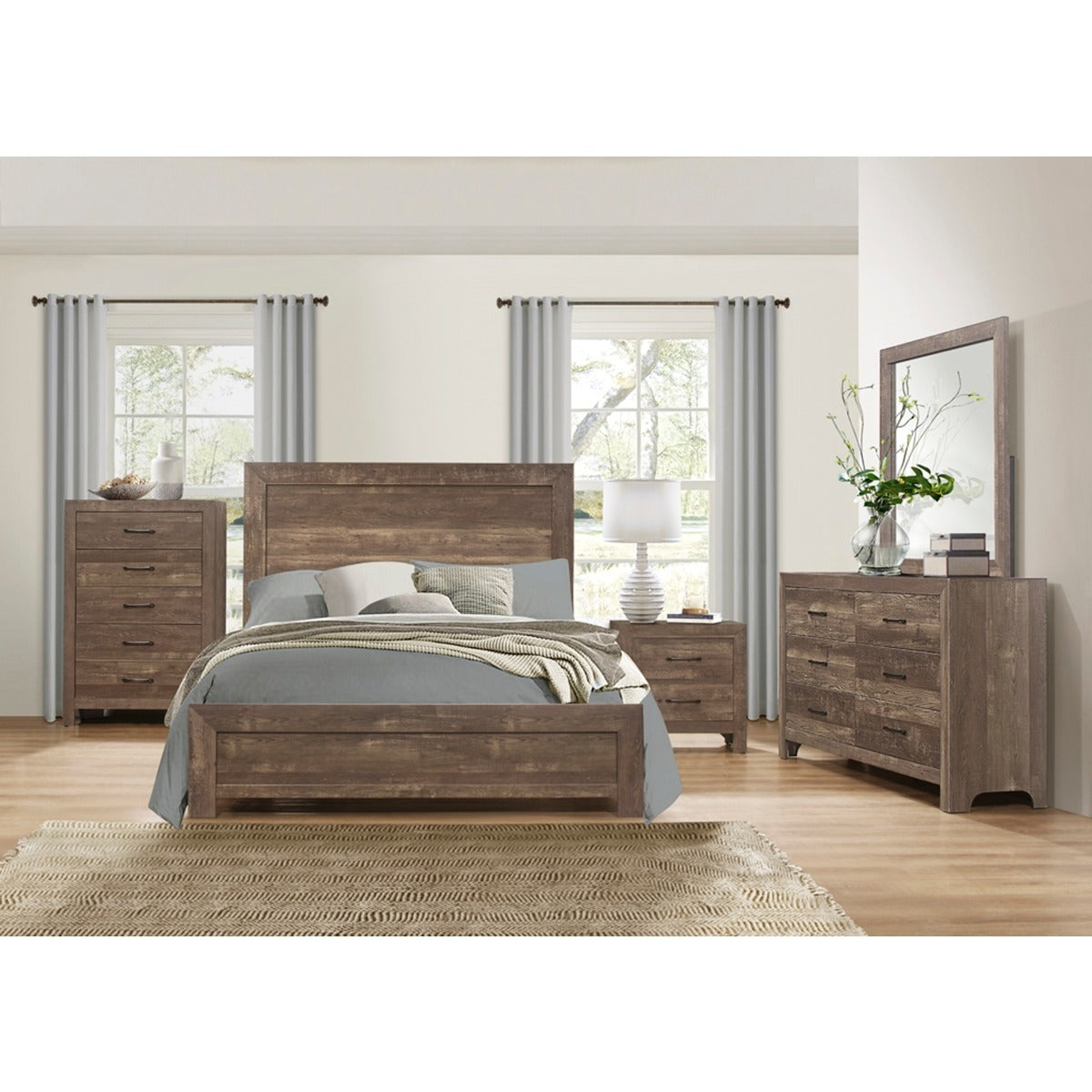 1534K-1EK Eastern King Bed in a Box