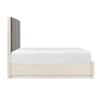 2391-1* Queen Platform Bed with Footboard Storage