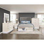 2391-1* Queen Platform Bed with Footboard Storage