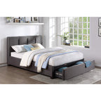 1632GH-1DW* Queen Platform Bed with Storage Footboard