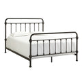 E411B231W(3A)* KING METAL BED