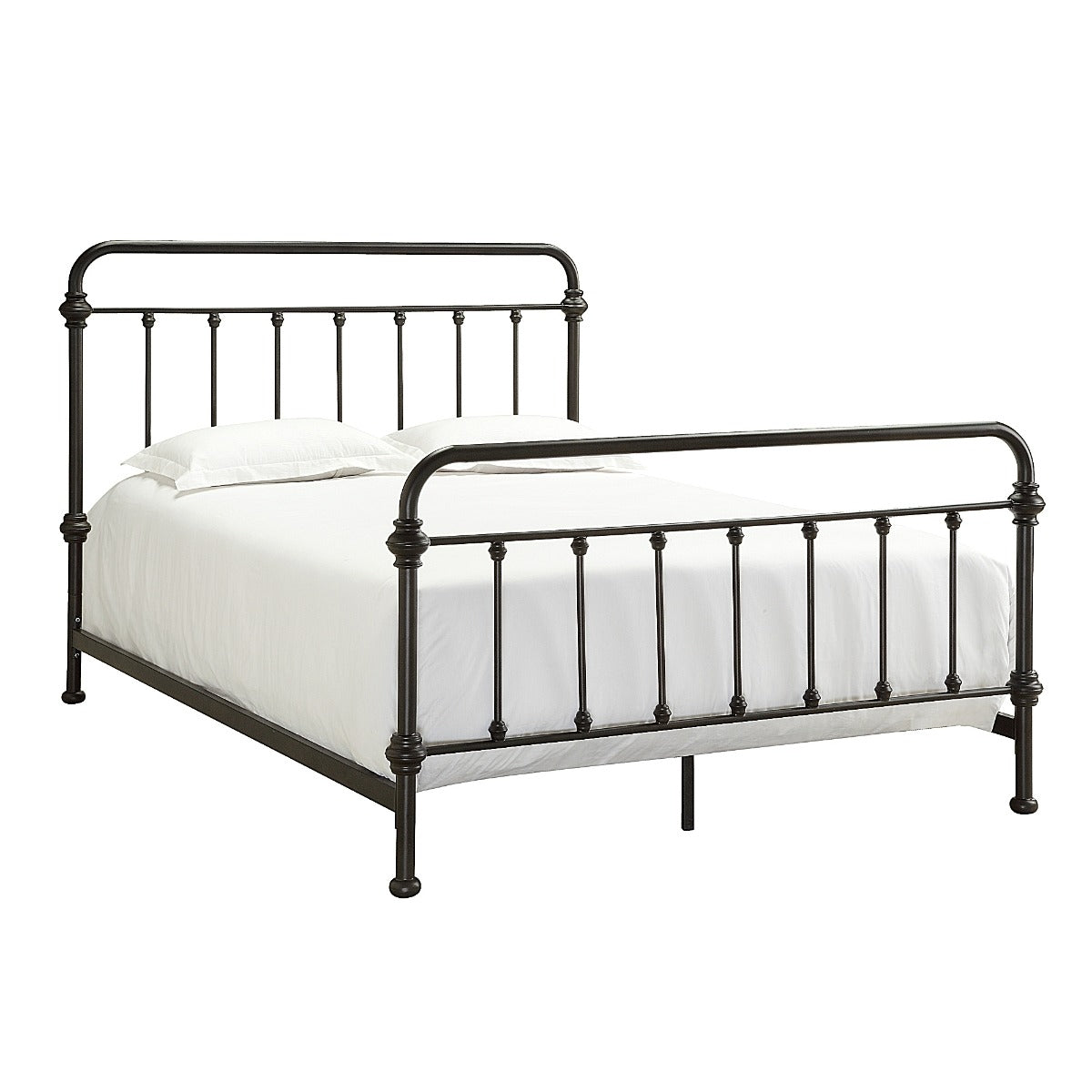 E411B231W(3A)* KING METAL BED