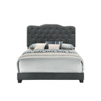 SH276KDGR-1 KING BED W/DARK GREY FABRIC