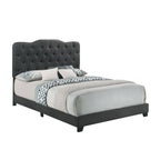 SH276KDGR-1 KING BED W/DARK GREY FABRIC