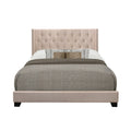 SH215KBGE-1 KING BED W/BEIGE FABRIC
