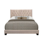 SH215KBGE-1 KING BED W/BEIGE FABRIC