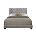 SH215KGRY-1 KING BED W/GREY FABRIC