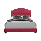 SH255FPNK-1 FULL BED W/PINK FABRIC