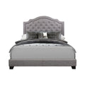 SH255KGRY-1 KING BED W/GREY FABRIC
