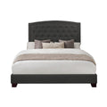 SH275KDGR-1 KING BED W/DARK GREY FABRIC