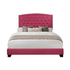 SH275KPNK-1 KING BED W/PINK FABRIC