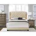 SH279KBGE-1 KING BED W/BEIGE FABRIC