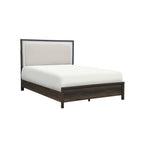 SH2105-1* QUEEN UPHL BED W/ LED