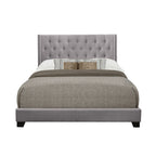 SH215FGRY-1 FULL BED W/GREY FABRIC