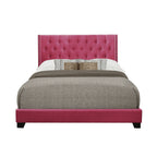 SH215FPNK-1 FULL BED W/PINK FABRIC