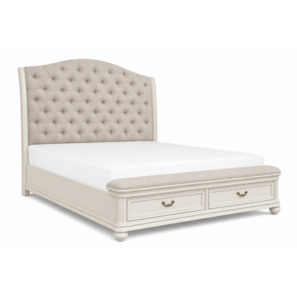 SH2318WHUP-1* QUEEN UPHL BED
