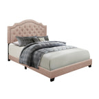 SH255KBGE-1 KING BED W/BEIGE FABRIC