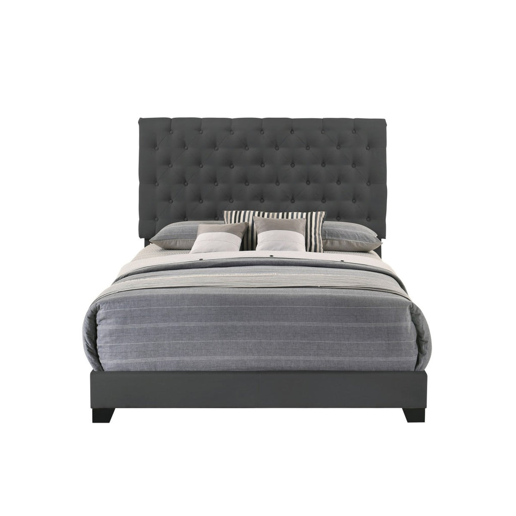 SH278FDGR-1 FULL BED W/DARK GREY FABRIC