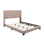 SH215KBGE-1 KING BED W/BEIGE FABRIC