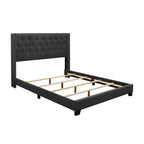 SH215KDGR-1 KING BED W/DARK GREY FABRIC