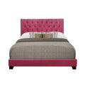 SH215PNK-1 QUEEN BED W/PINK FABRIC