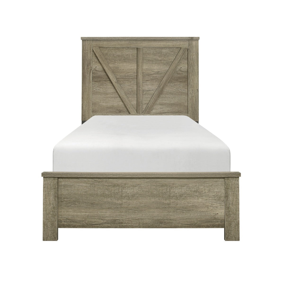 SH2214T-1 TWIN BED W/4 SLATS