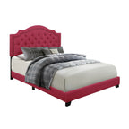 SH255FPNK-1 FULL BED W/PINK FABRIC