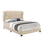 SH279KBGE-1 KING BED W/BEIGE FABRIC