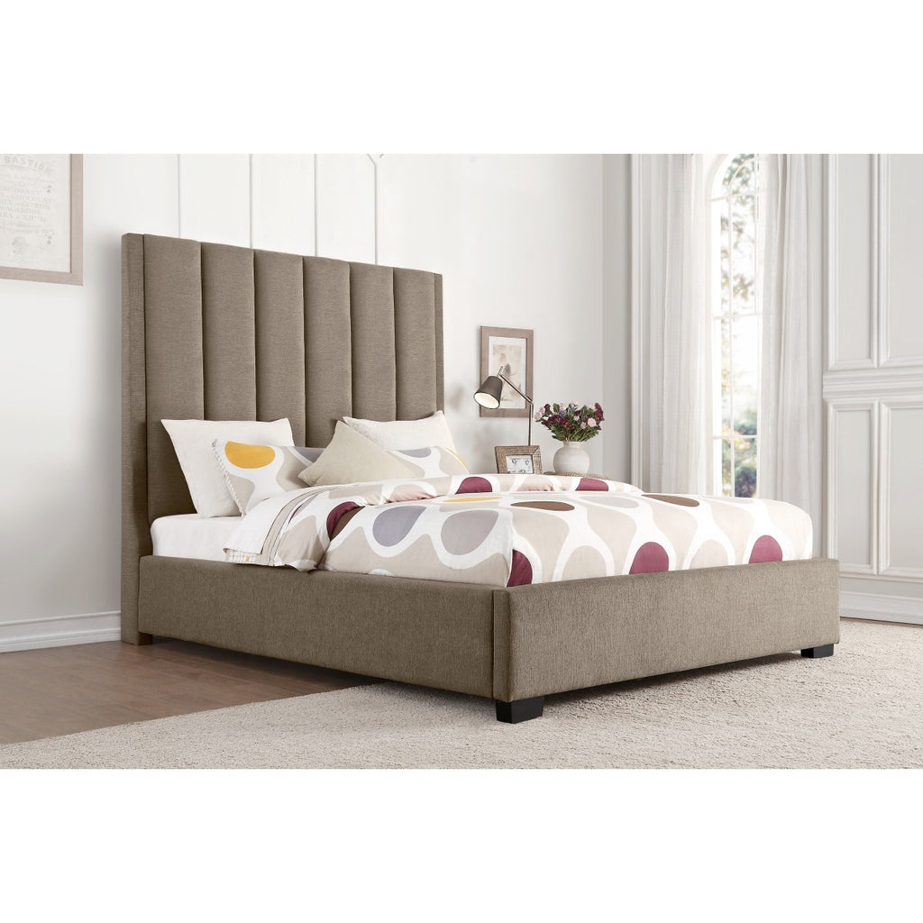 SH225BRN-1* UPHL QUEEN BED
