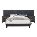 SH281KDGR-1*PN KING WALL BED WITH 2 PANELS, DARK GRAY