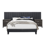 SH281KDGR-1*PN KING WALL BED WITH 2 PANELS, DARK GRAY
