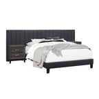 SH281DGR-1*PN QUEEN WALL BED WITH 2 PANELS, DARK GRAY