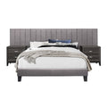 SH281GRY-1*PN QUEEN WALL BED WITH 2 PANELS, GRAY