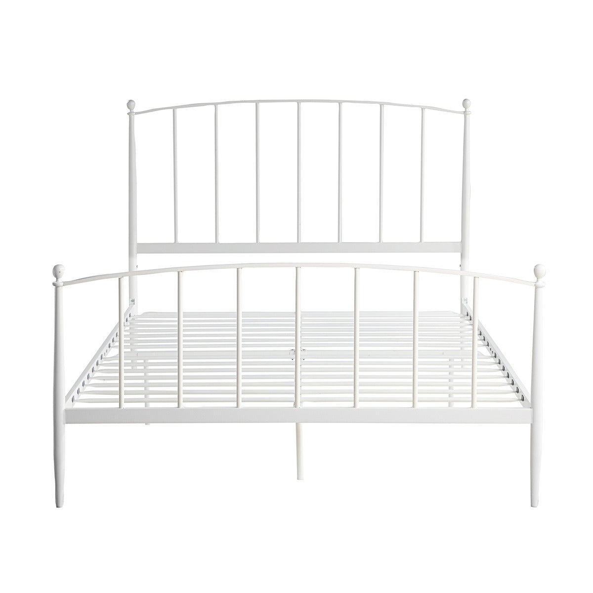 SH2017WH-1 QUEEN SIZE METAL BED, WHITE
