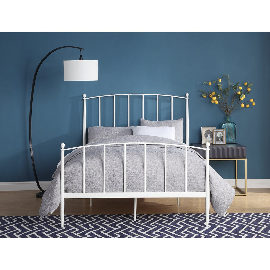SH2017WHF-1 FULL SIZE METAL BED, WHITE